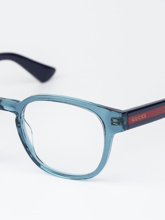 Gucci Women Eyeglasses Transparent Blue Square GG0927O 006 NEW AUTHENTIC main image 10